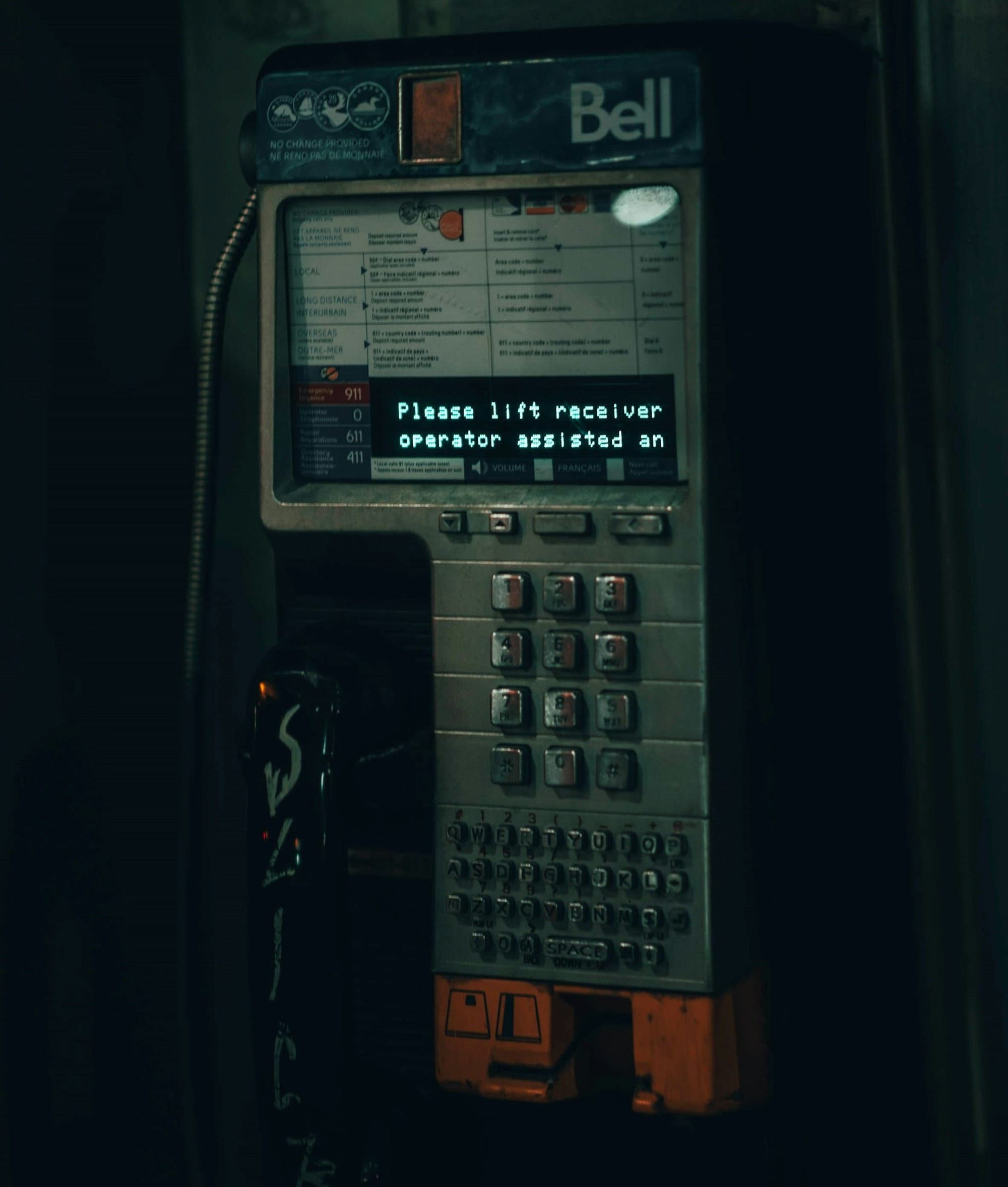 grey and black ip phone